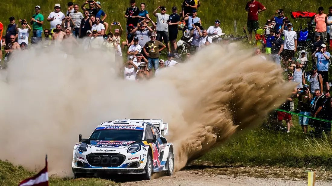 M-Sport Ford peilt bei der rasant schnellen Schotter-Rallye Lettland erneut eine Podestplatzierung an - Bild: presseportal.de