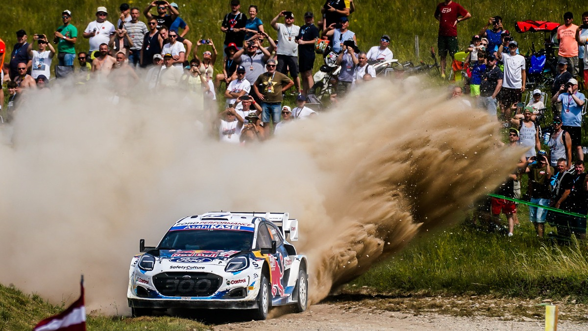M-Sport Ford peilt bei der rasant schnellen Schotter-Rallye Lettland erneut eine Podestplatzierung an - Foto: presseportal.de