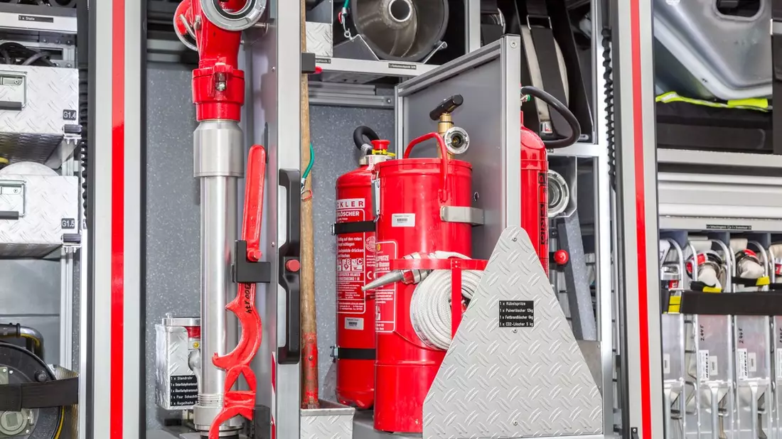 FW Düren: Brand in einer Wäscherei - Bild: presseportal.de