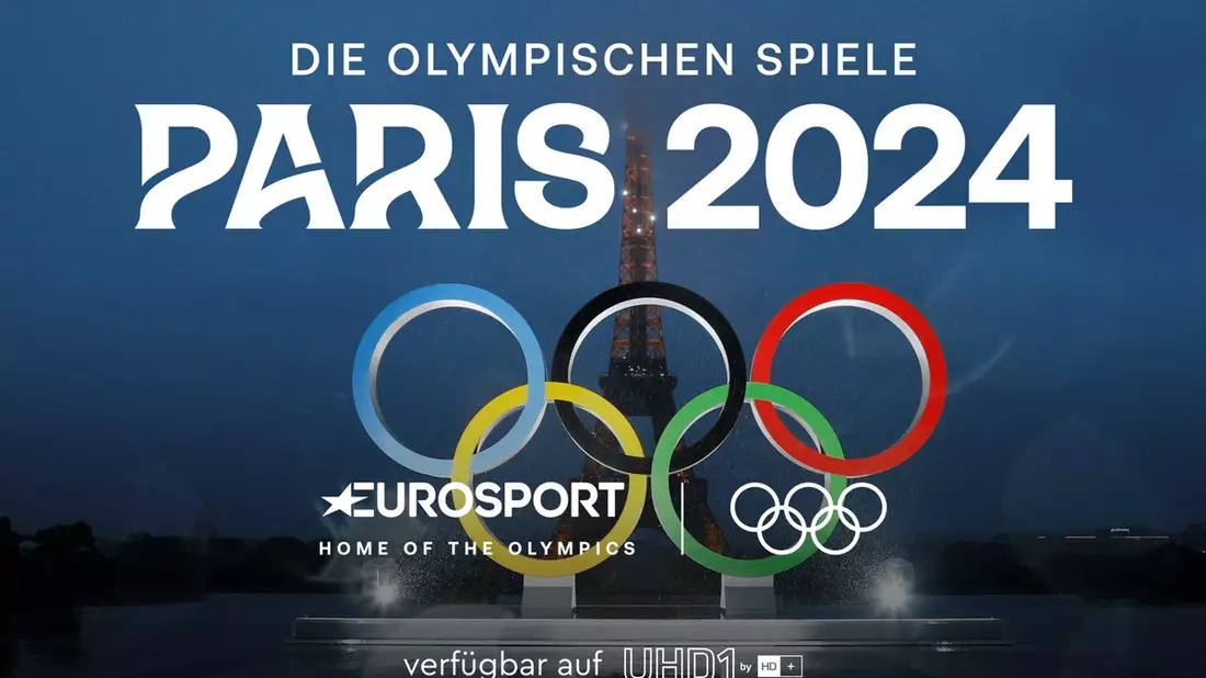 Eurosport 4K überträgt die Olympischen Spiele Paris 2024 in UHD verfügbar auf UHD1 by HD+ - Bild: presseportal.de