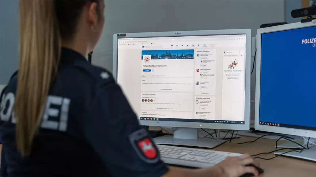 POL-H: Berufliches Netzwerk ausbauen und Fachkräfte gewinnen - Polizei Hannover startet auf LinkedIn durch - Bild: presseportal.de