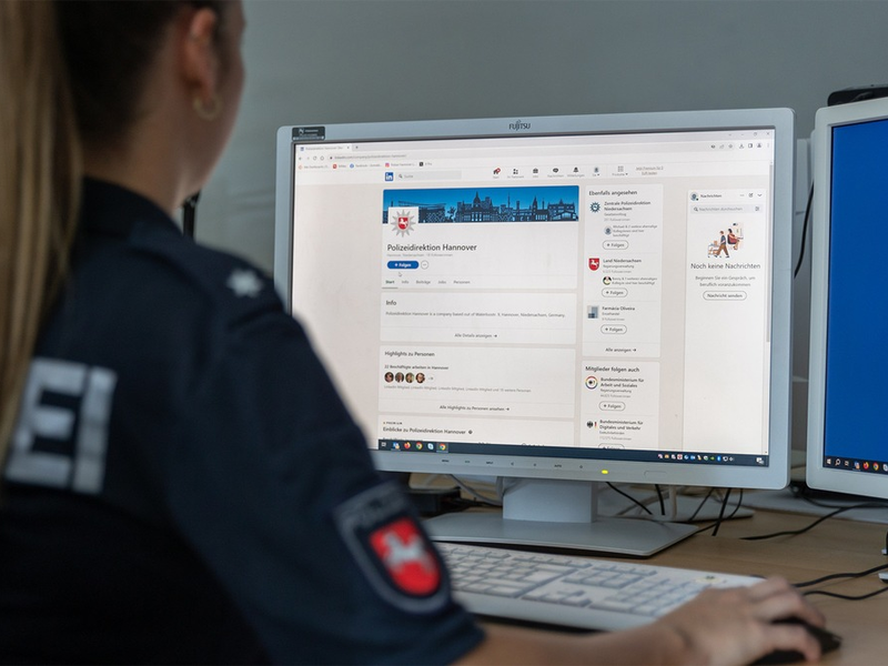 POL-H: Berufliches Netzwerk ausbauen und Fachkräfte gewinnen - Polizei Hannover startet auf LinkedIn durch - Foto: presseportal.de