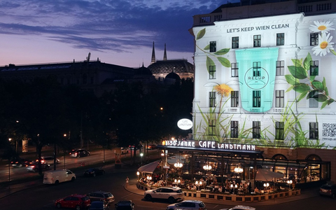 Mehrweganbieter RECUP knüpft sich Wiens Verpackungsmüll vor und startet Let's keep Wien clean-Kampagne - Foto: presseportal.de