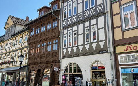 Gebäude- und Wohnungsbaugesellschaft Wernigerode mbH sanierte Fachwerk-Juwel Krummelsches Haus - Foto: presseportal.de