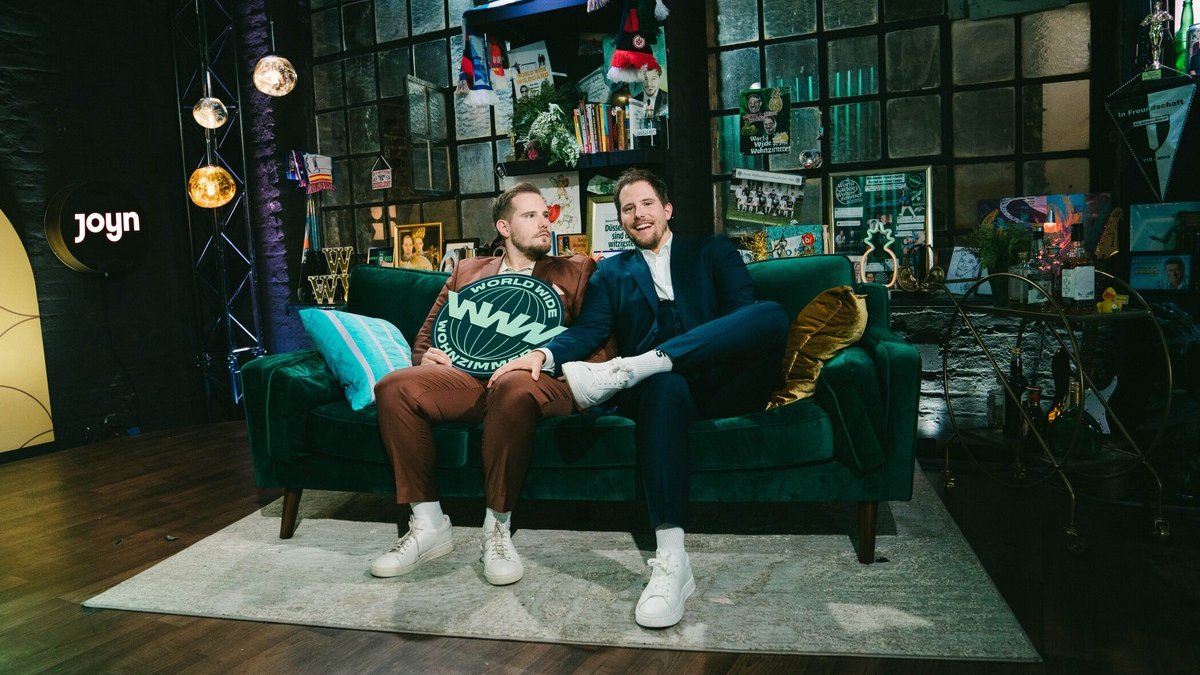 Benni Wolter Dennis Wolter World Wide Wohnzimmer - Foto: Joyn/Felix Görgens, presseportal.de