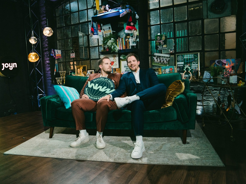 Benni Wolter Dennis Wolter World Wide Wohnzimmer - Foto: Joyn/Felix Görgens, presseportal.de