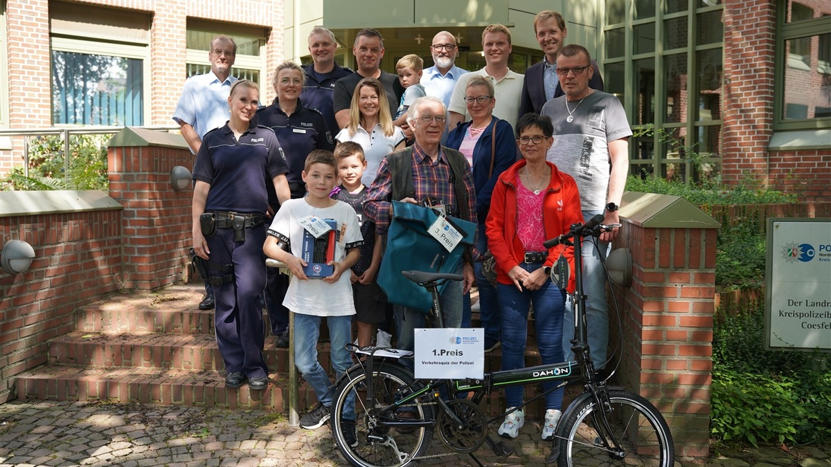 POL-COE: Kreis Coesfeld, Lüdinghausen/ Preise überreicht - Foto: presseportal.de
