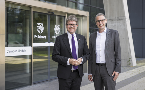 Besuch an der FH Salzburg - Foto: © FH Salzburg/Neumayr/Leopold über pressetext.de