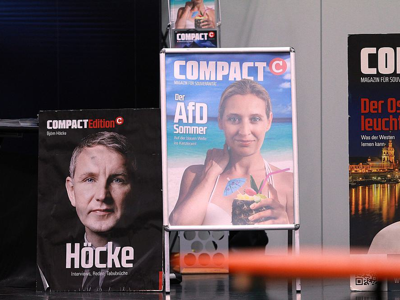 Compact-Stand auf AfD-Parteitag (Archiv) - Foto: über dts Nachrichtenagentur