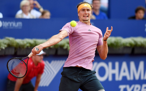 Alexander Zverev bezwang in Hamburg den Franzosen Hugo Gaston. - Foto: Michael Schwartz/dpa