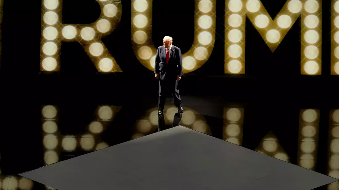 Großer Jubel für Trump beim Parteitag in Milwaukee.  - Bild: Morry Gash/AP/dpa