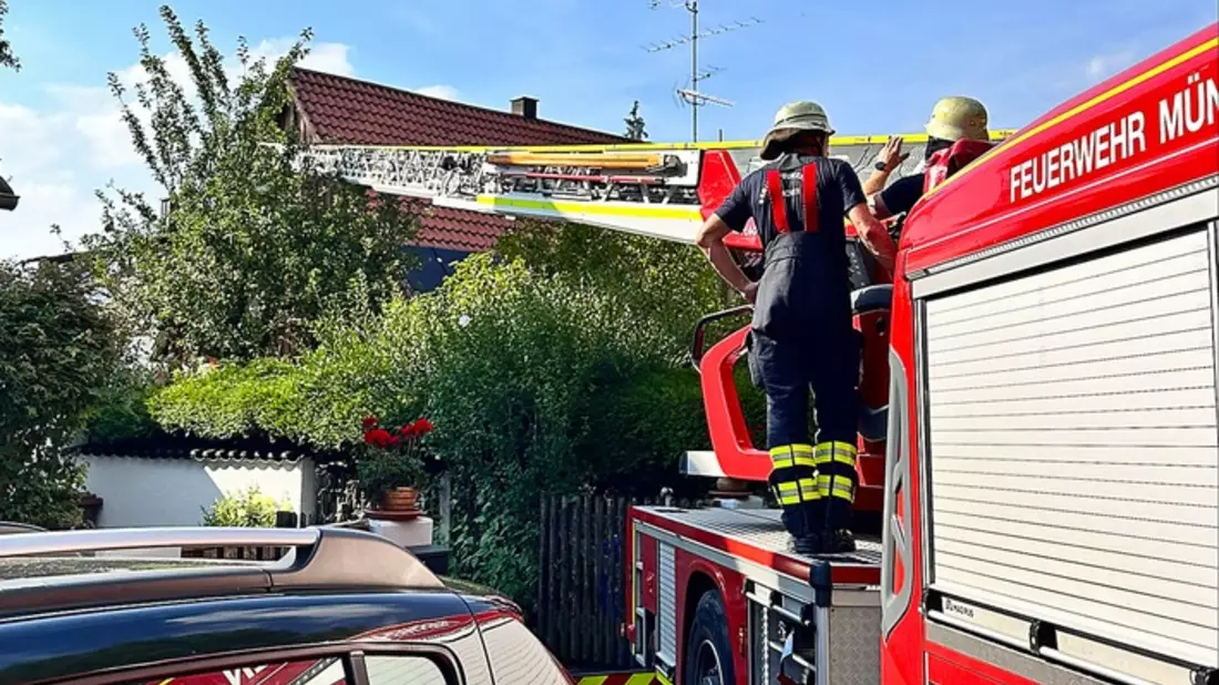 FW-M: Ein Verletzter nach Zimmerbrand (Forstenried) - Bild: presseportal.de