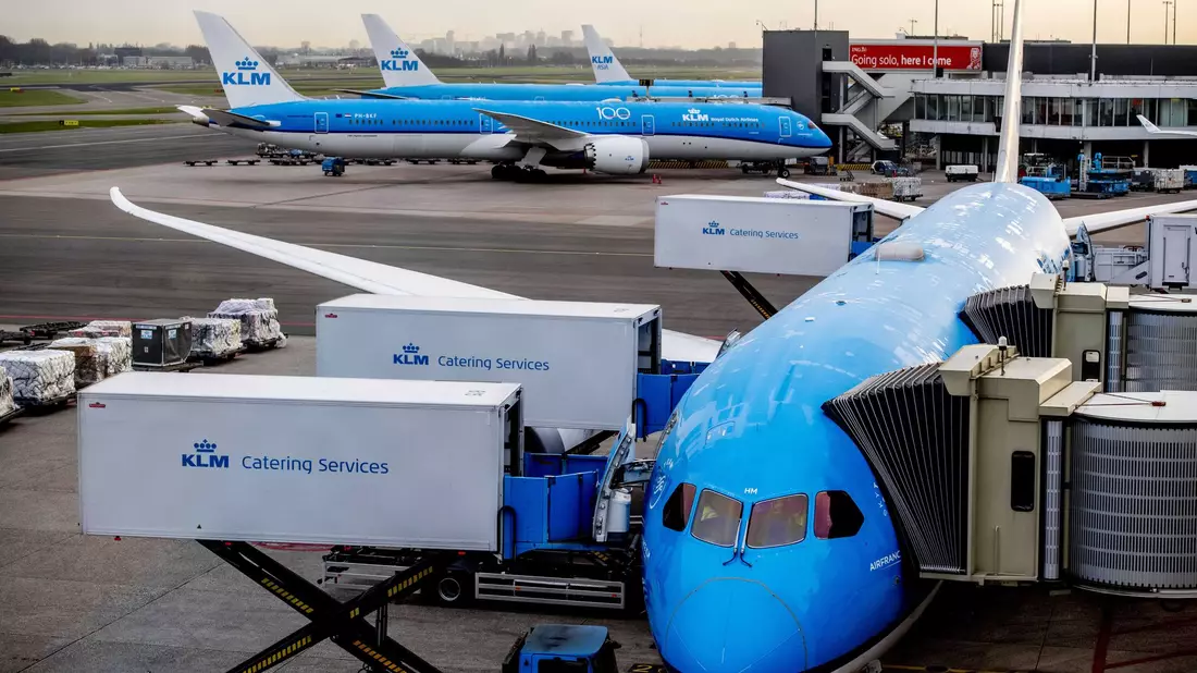Kaum ein KLM-Flieger hebt mehr ab. (Archivbild) - Bild: Robin Utrecht/ANP/dpa