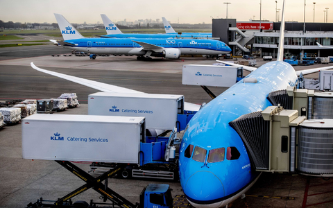 Kaum ein KLM-Flieger hebt mehr ab. (Archivbild) - Foto: Robin Utrecht/ANP/dpa