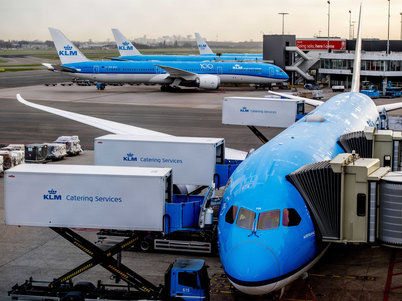 Kaum ein KLM-Flieger hebt mehr ab. (Archivbild) - Foto: Robin Utrecht/ANP/dpa