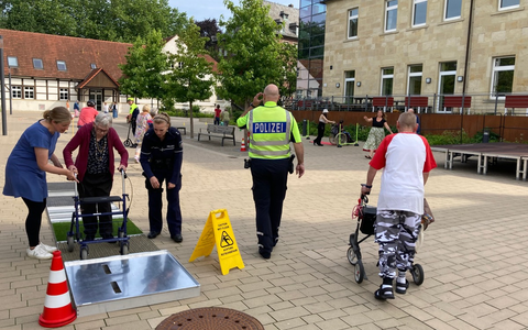 POL-COE: Havixbeck/ Mobilitätstraining beim Stift Tilbeck - Foto: presseportal.de