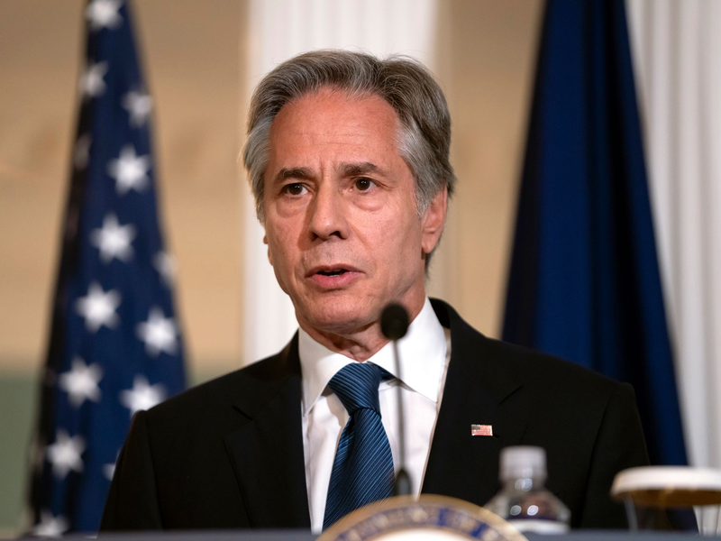 Nach Meinung von US-Außenminister Blinken könnte der Iran bald in der Lage sein, Atomwaffen herzustellen. - Foto: Mark Schiefelbein/AP/dpa