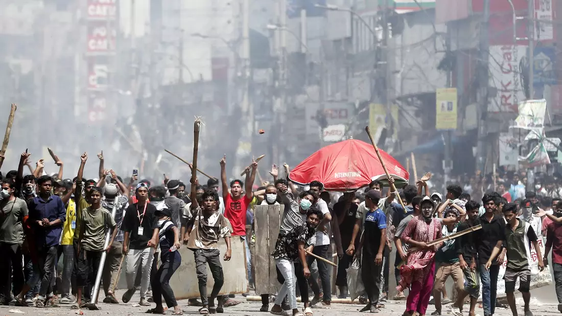 Demonstranten wollen Leistung statt Quoten. (Archivbild) - Bild: Habibur Rahman/ZUMA Press Wire/dpa
