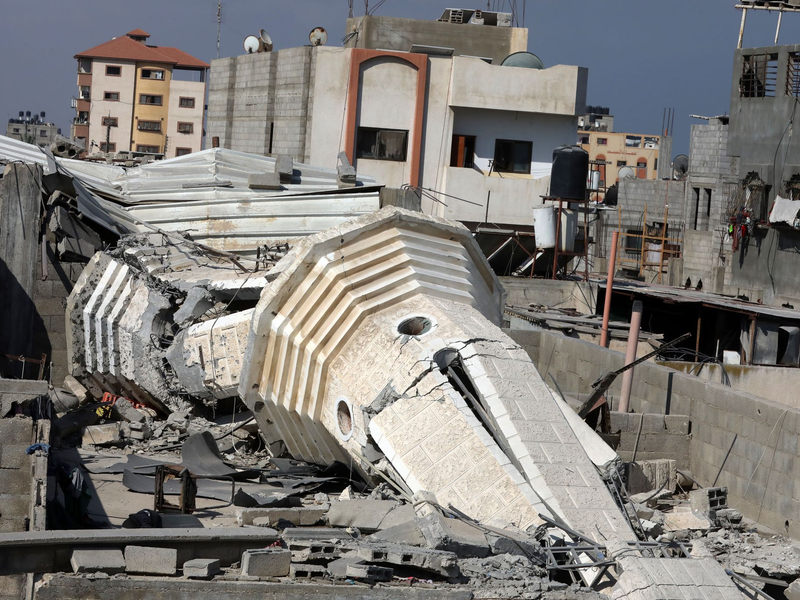 Zerstörungen in Nuseirat nach israelischen Angriffen - Foto: Omar Ashtawy/APA Images via ZUMA Press Wire/dpa