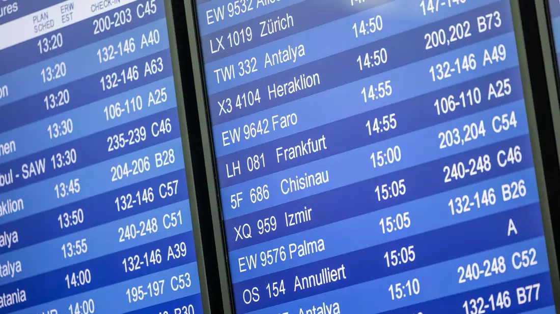 Auch an den beiden größten Flughäfen in Nordrhein-Westfalen hat sich der Flugbetrieb normalisiert. (Archivbild) - Bild: Thomas Banneyer/dpa