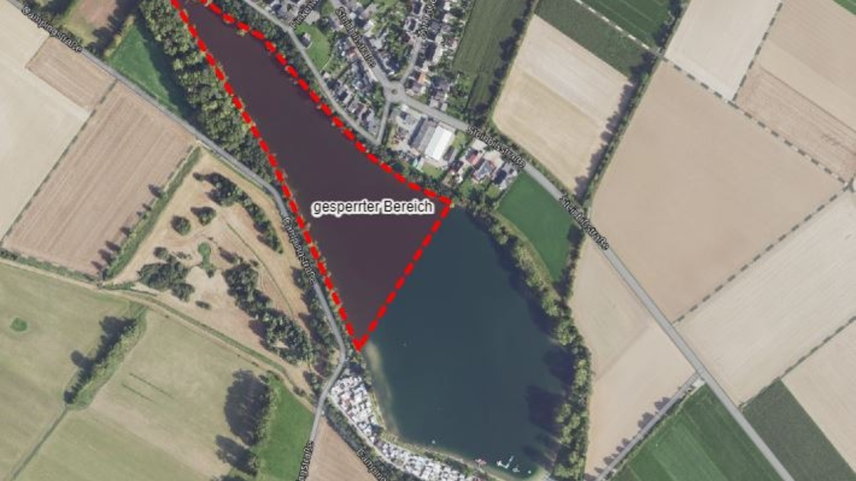 FW Düren: +++ Pressemeldung des Ordnungsamtes der Stadt Düren +++ Blaualgenbefall im nördlichen Teilbereich des Badesees Echtz - Foto: presseportal.de