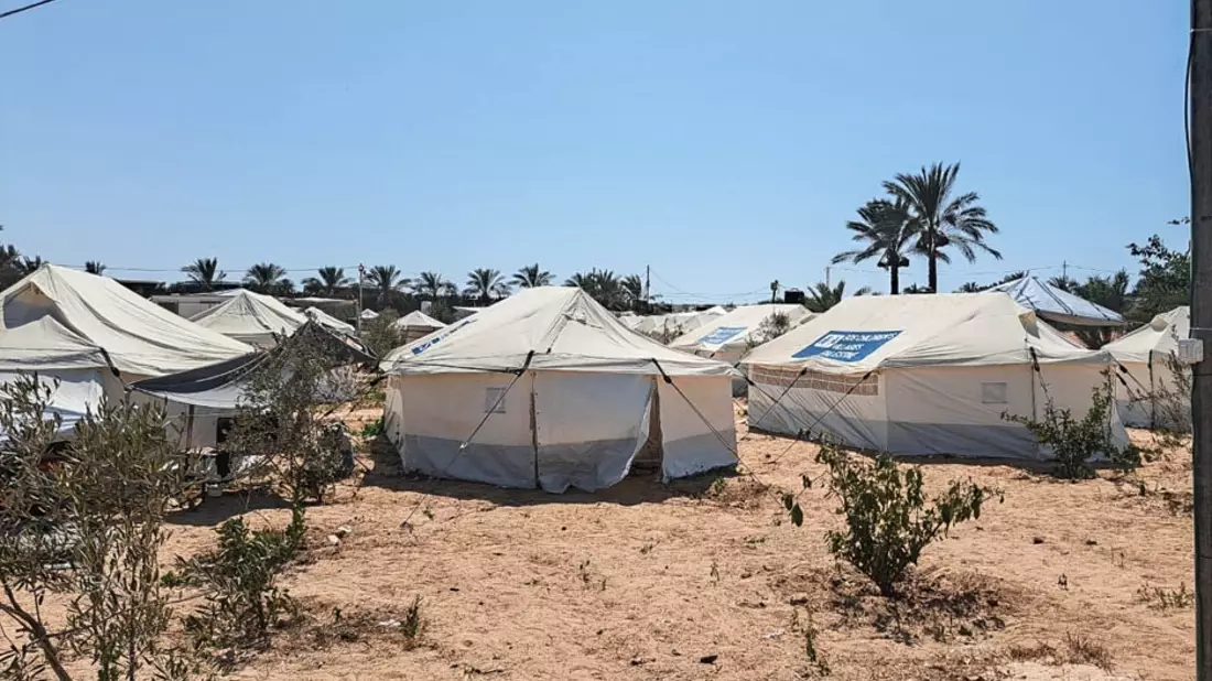 Nach der Evakuierung des SOS-Kinderdorfs Rafah: Kinder im provisorischen Camp in Gaza weiter in Lebensgefahr - Bild: presseportal.de