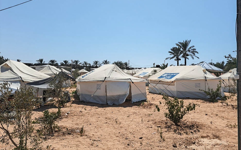 Nach der Evakuierung des SOS-Kinderdorfs Rafah: Kinder im provisorischen Camp in Gaza weiter in Lebensgefahr - Foto: presseportal.de