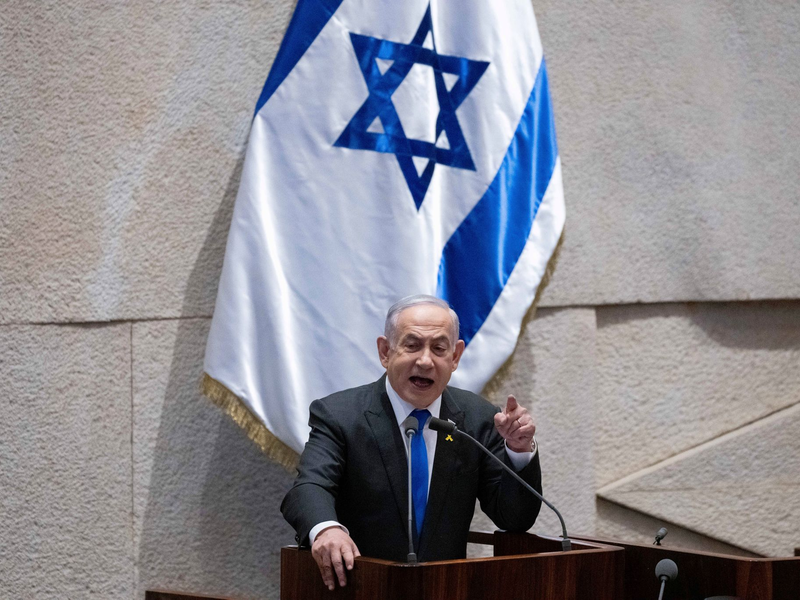 Israels Regierungschef Benjamin Netanjahu hat den Iran eindringlich vor einem Angriff auf sein Land gewarnt.  - Foto: Ohad Zwigenberg/AP/dpa