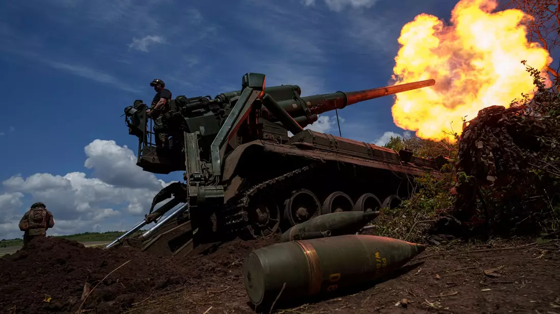 Die ukrainischen Streitkräfte kämpfen in der Region Donbass gegen den Vormarsch der russischen Truppen. (Arch - Bild: Evgeniy Maloletka/AP