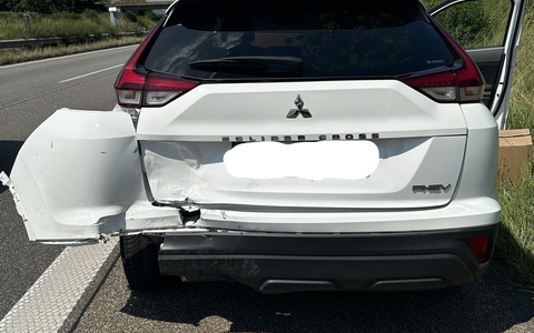 POL-PDLD: BAB65, AS Edenkoben - Verkehrsunfall mit zwei Leichtverletzten - Foto: presseportal.de