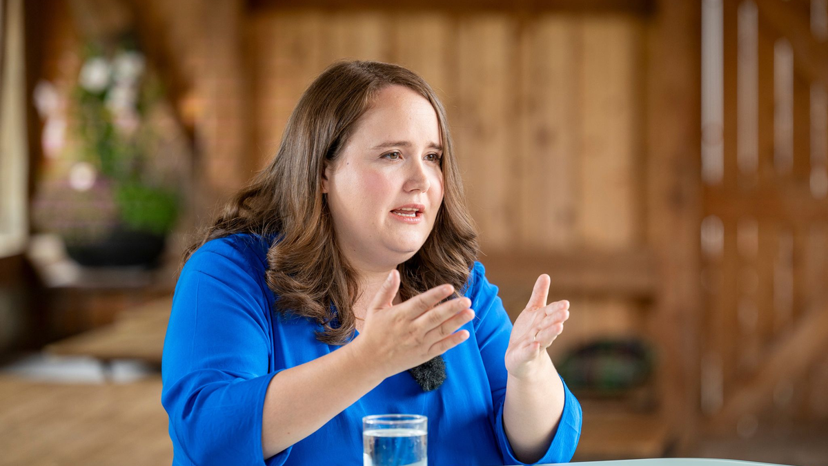 Grünen-Chefin Lang setzt auf wieder höhere Umfragewerte. - Foto: Sascha Baumann/ZDF/dpa