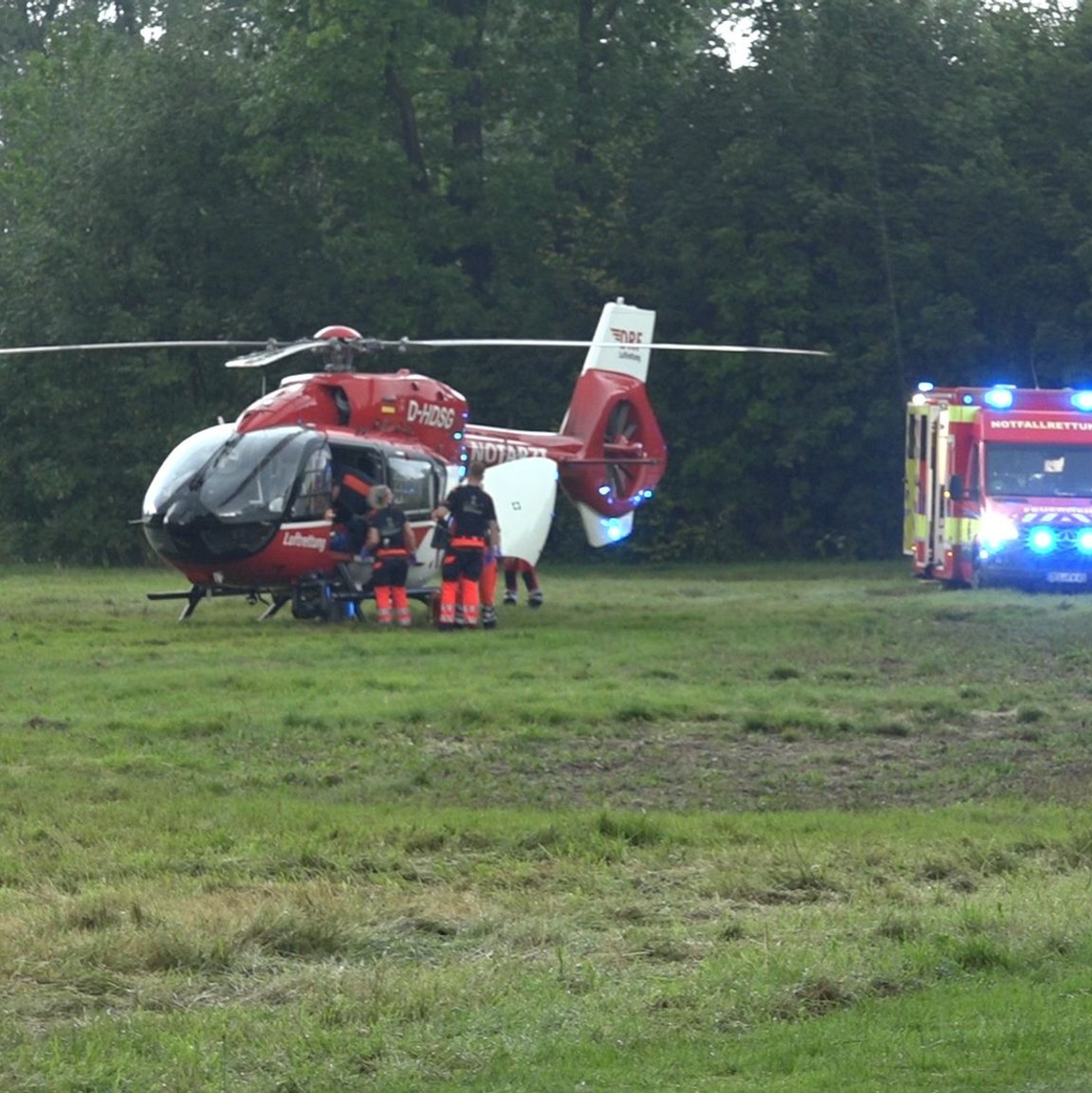 Ein Blitz hat eine Familie in Delmenhorst getroffen. (Archivbild) - Foto: -/Nord-West-Media TV/dpa