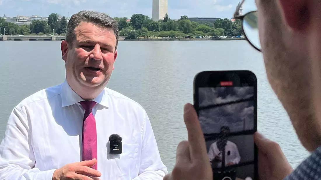 Lotet in Washington die US-Lage aus: Hubertus Heil. - Bild: Basil Wegener/düa/dpa