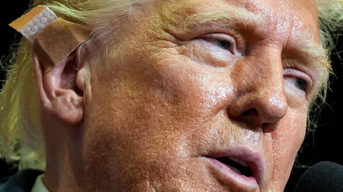 Ein sichtlich erfreuter Trump begrüßt Kennedy auf der Bühne in Arizona - dort und in anderen Swing States könnte die Unterstützung des Parteilosen dem Republikaner zu Stimmen verhelfen. - Foto: Evan Vucci/AP/dpa