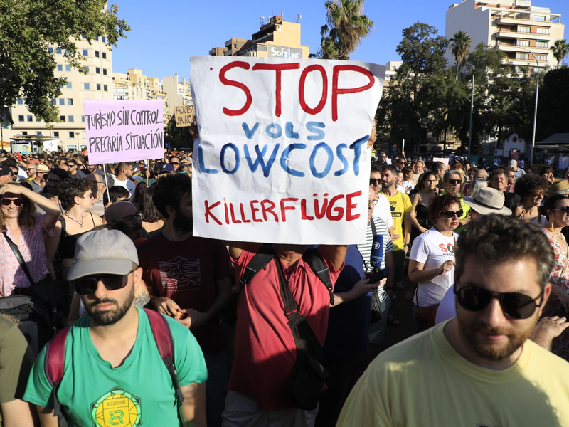 So viele und so große Proteste gegen Tourismus wie dieses Jahr hatte es noch nie gegeben. (Archivbild) - Foto: Clara Margais/dpa