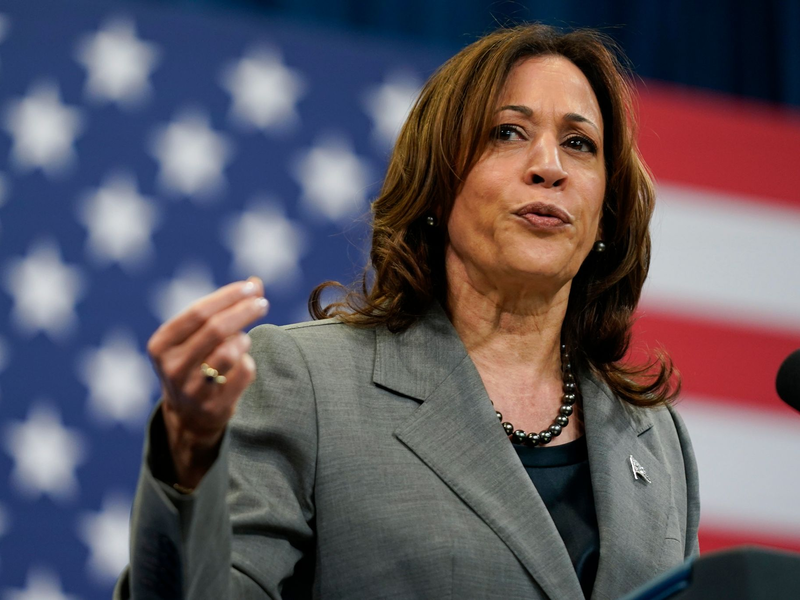 Kamala Harris will die erste Präsidentin der USA werden. - Foto: Stephanie Scarbrough/AP/dpa
