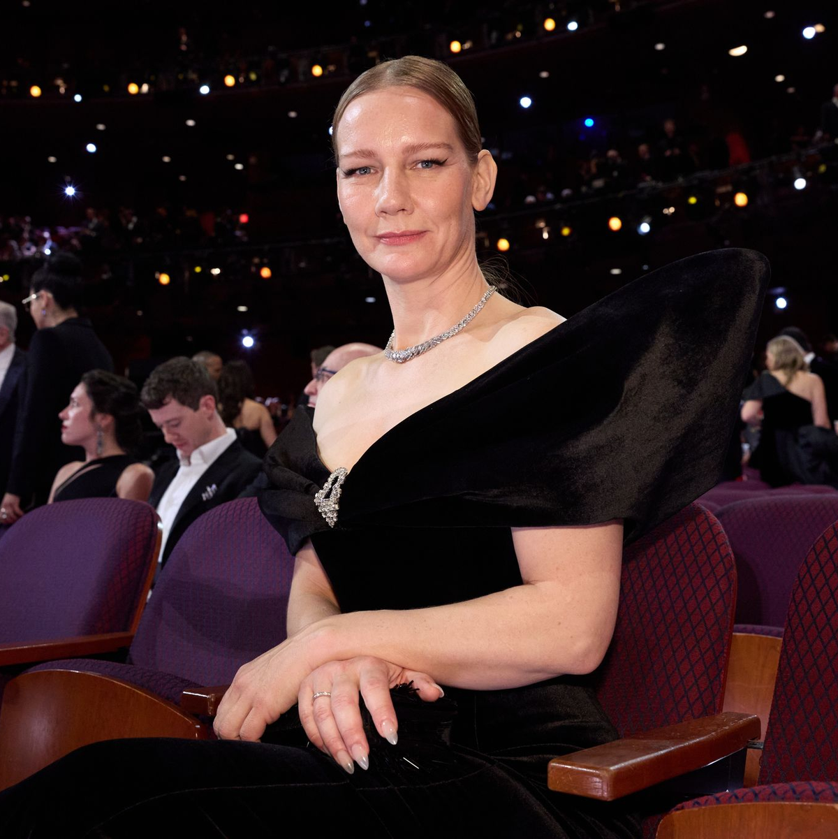Bei den Oscars 2024 war sie der Star der Stunde und hätte beinahe gewonnen: Sandra Hüller im Zuschauerraum des Dolby Theatres in Los Angeles. (Archivfoto) - Foto: Ampas/ZUMA Press Wire/dpa