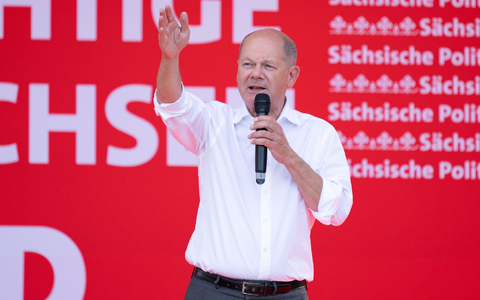 Dass die SPD bei der nächsten Bundestagswahl wie 2021 ein Ergebnis von über 25 Prozent erzielen könnte, glaubt nur eine kleine Minderheit der Parteimitglieder. (Archivbild) - Foto: Sebastian Kahnert/dpa