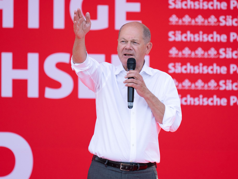 Dass die SPD bei der nächsten Bundestagswahl wie 2021 ein Ergebnis von über 25 Prozent erzielen könnte, glaubt nur eine kleine Minderheit der Parteimitglieder. (Archivbild) - Foto: Sebastian Kahnert/dpa