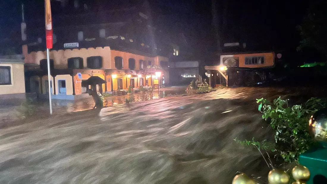 Auch in Österreich gab es heftige Unwetter und einen tragischen Zwischenfall. (Foto aktuell) - Bild: Heiss/AFK via APA/dpa