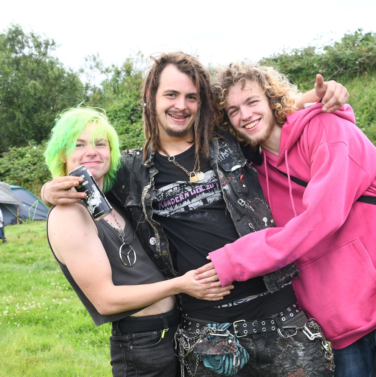 Bis September wollen die Teilnehmer des Protestcamps auf Sylt bleiben.  - Foto: Lea Albert/dpa