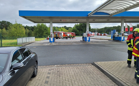 FW-ROW: Gasaustritt auf Rastanlage - Foto: presseportal.de