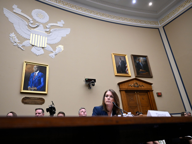 Die Secret-Service-Chefin war viereinhalb Stunden einer zum Teil harschen Befragung ausgesetzt. - Foto: John McDonnell/FR172064 AP/AP/dpa