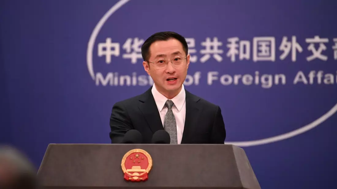 Sprecher des chinesischen Außenministeriums (Archivbild) - Bild: Johannes Neudecker/dpa