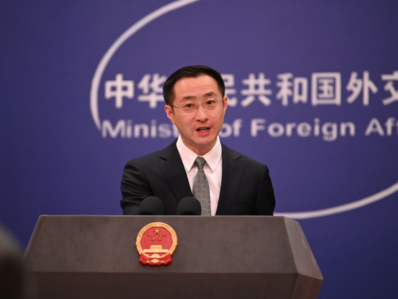 Sprecher des chinesischen Außenministeriums (Archivbild) - Foto: Johannes Neudecker/dpa
