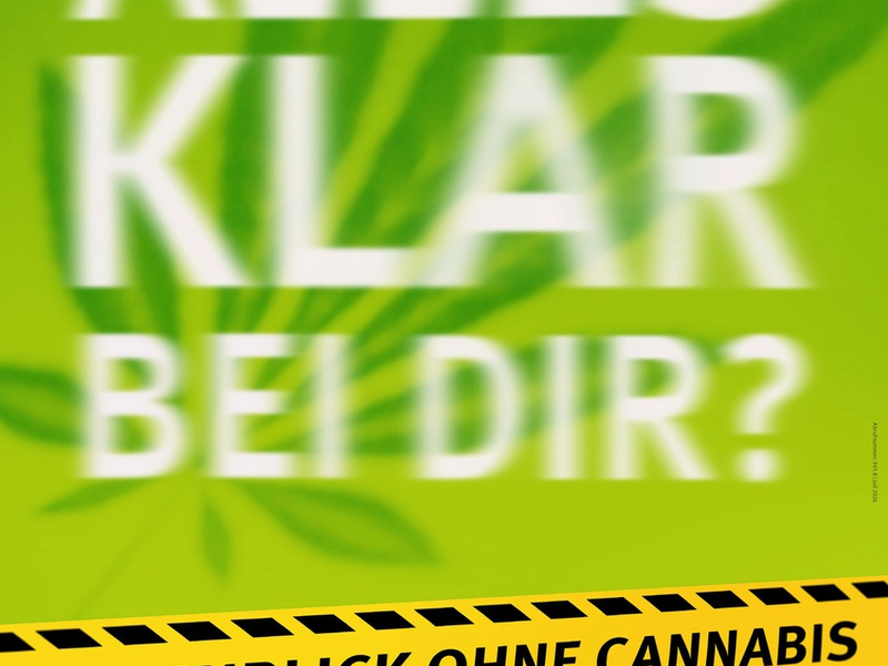 Cannabis am Arbeitsplatz: Beschäftigte für Risiken sensibilisieren - BG BAU stellt Plakate vor - Foto: presseportal.de
