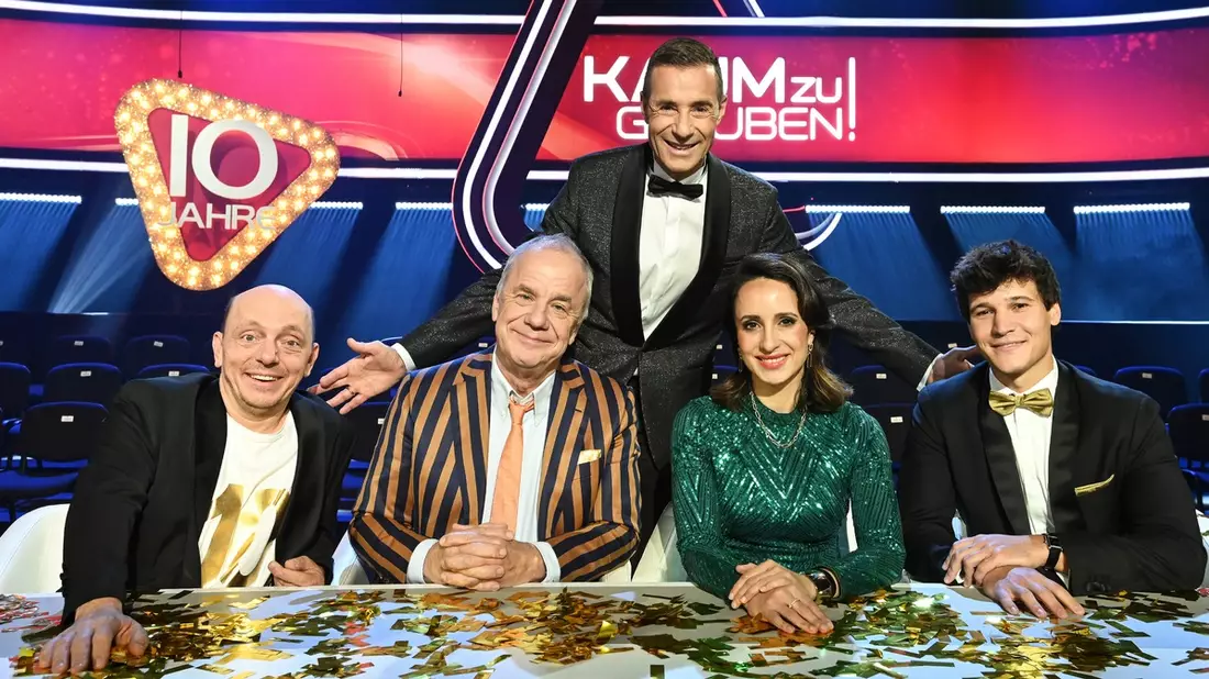 Rateshow Kaum zu glauben! hat 10-jähriges Jubiläum - XXL-Ausgabe und Dokumentation mit Kai Pflaume - Bild: presseportal.de