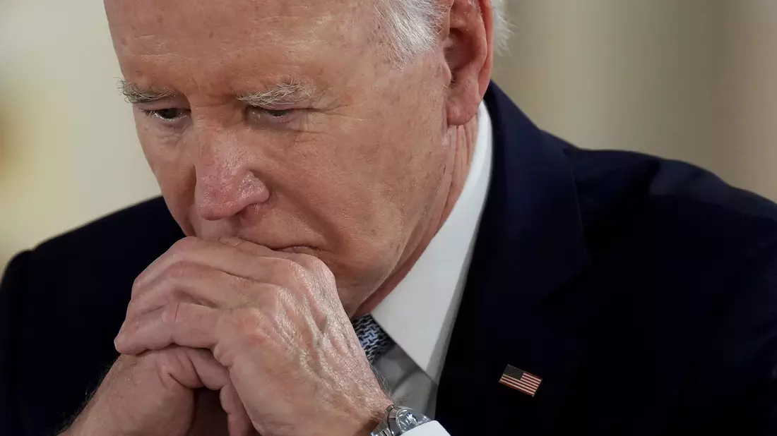 Biden wurde vergangene Woche positiv auf das Coronavirus gestestet. (Archivbild) - Bild: Christopher Furlong/Getty Images Pool via AP/dpa