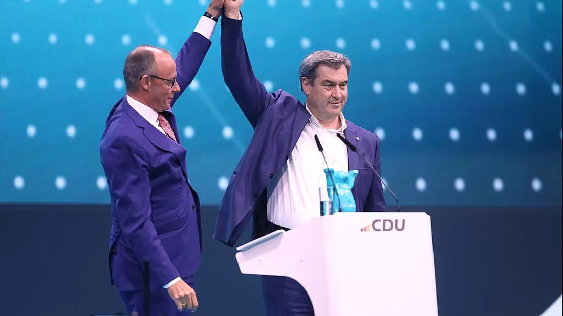 Friedrich Merz und Markus Söder (Archiv) - Bild: über dts Nachrichtenagentur