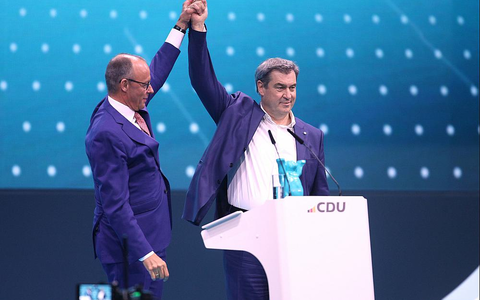 Friedrich Merz und Markus Söder (Archiv) - Foto: über dts Nachrichtenagentur